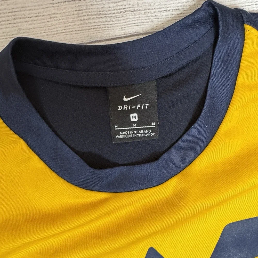 Nike‎ Elite Dri-Fit WVU Men's Short Sleeve Jersey T-Shirt Size Medium